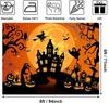 348. Halloween Backdrop Horror Moon Night for Parties & More 8’ x 6’ **READ DETAILS**