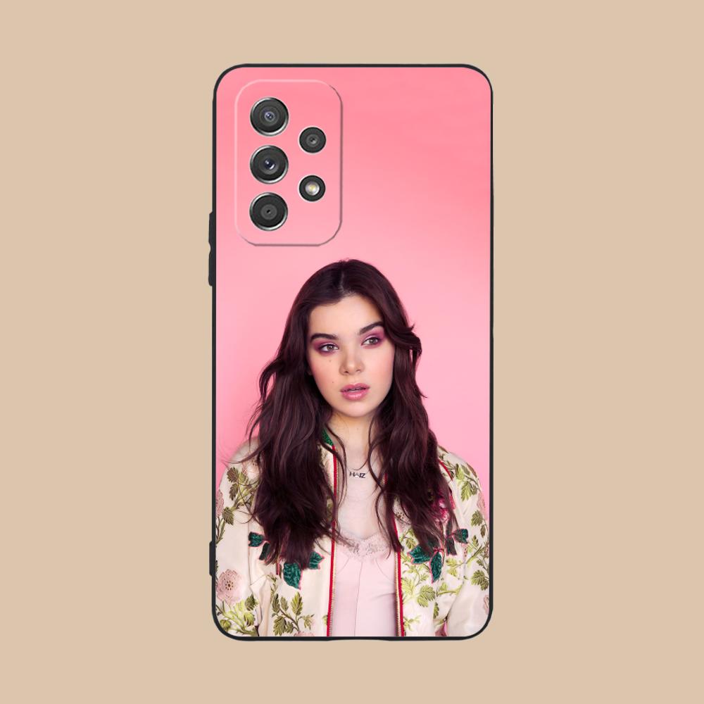Hailee Steinfeld Matte TPU Mobile Phone Case for Samsung Galaxy A56 55 54 53 52 51 36 35 34 23 16 15 5G Colorful Cover
