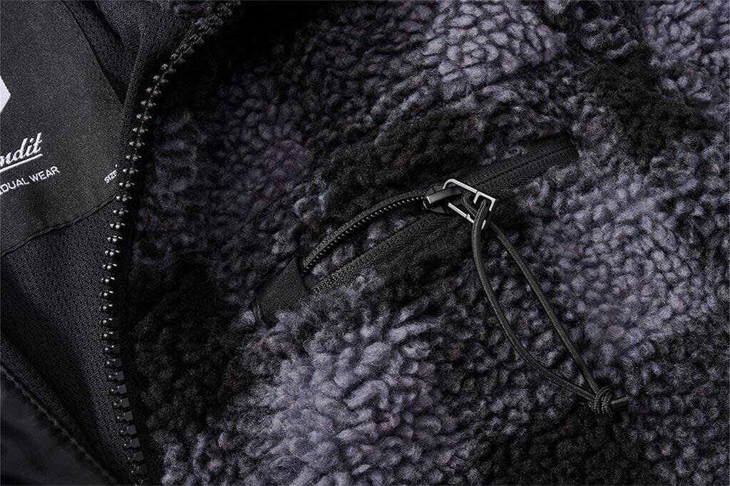 Куртка Brandit Teddyfleece Jacket (5021) черный/серый