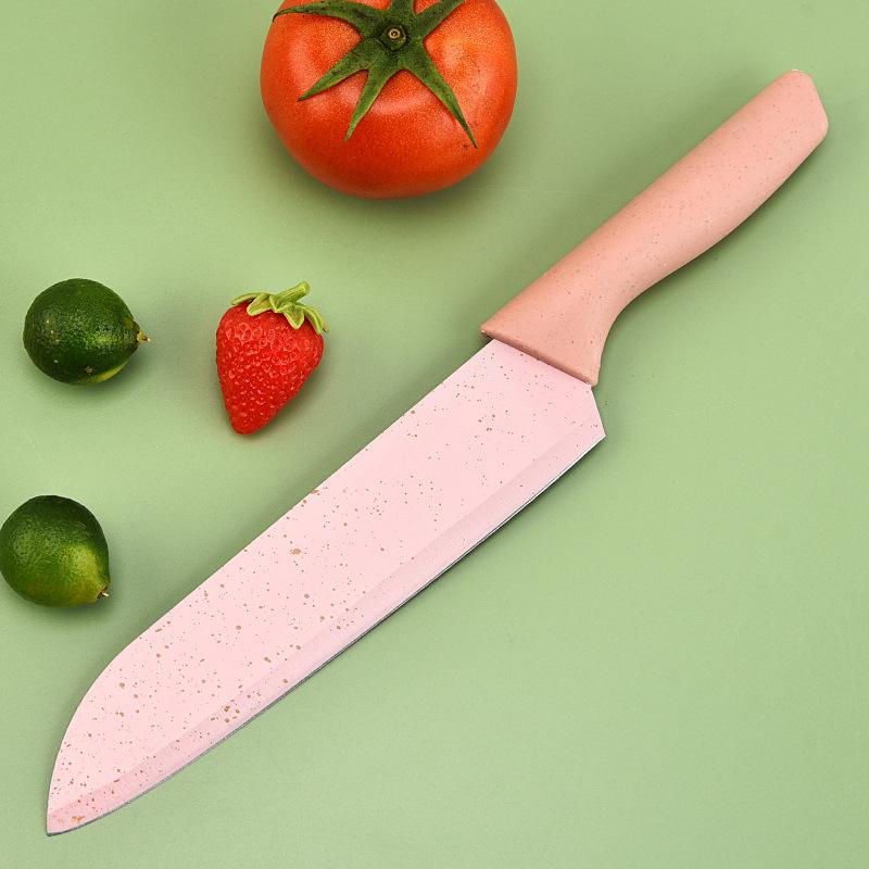 Нож из пяти частей, цветная подарочная коробка, кухонный нож из нержавеющей стали