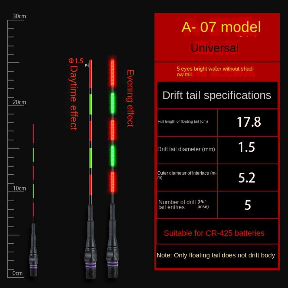 1 шт. супер яркий светодиодный умный поплавок для рыбалки, светящийся поплавок для ночной рыбалки, ночная рыбалка