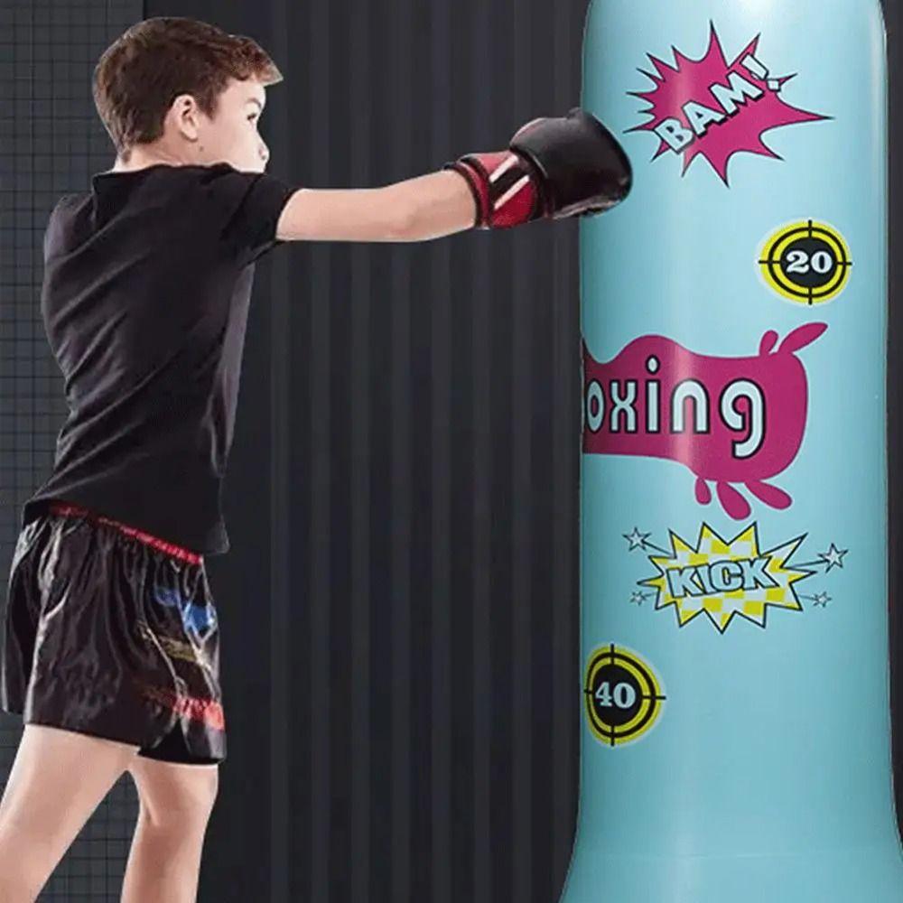 Thickened Kids Boxing Sandbag Inflatable Fitness Sand Bag Children Punching Bag Unisex