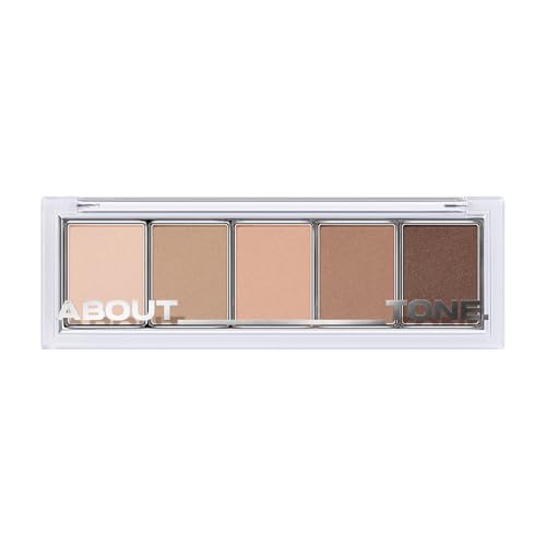 О TONE Палетка теней для век Basic Shadow Palette #01 Classic 9 г Матовые тени для контуринга глаз Подходит для холодных и теплых оттенков кожи