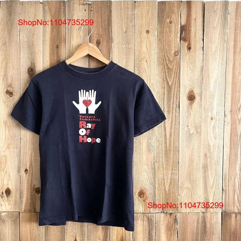 Yamashita Tatsuro Tour T Shirt Size S 2011 12 Ray Of Hope Vintage Designer Clothes Comfortable Breathable Stylish
