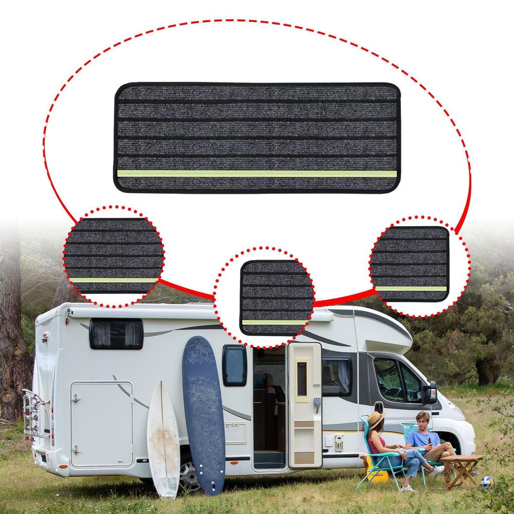 Ковер для подножки автодома Противоскользящий Удобный Легко чистить Прочный Аксессуар Установочный Коврик