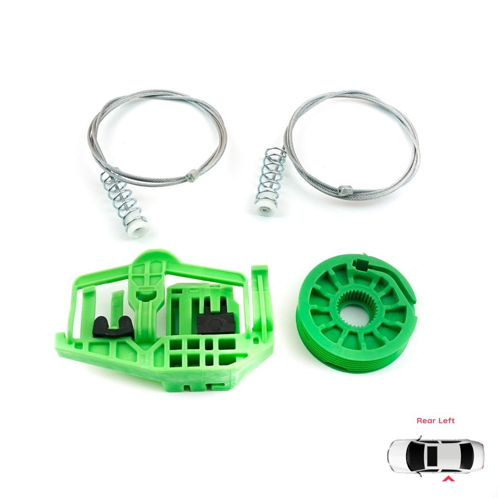 BWR980 Electric Power Window Lifter Regulator Repair Kit Rear Left Door for BMW 1 E87 2003-2012 5-Door Hatchback 51357138467