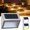Stainless Steel Solar Fence Light Waterproof Deck Light Outdoor Wall Light For Garden Patio Yard Stair Step Wall LED Lamp