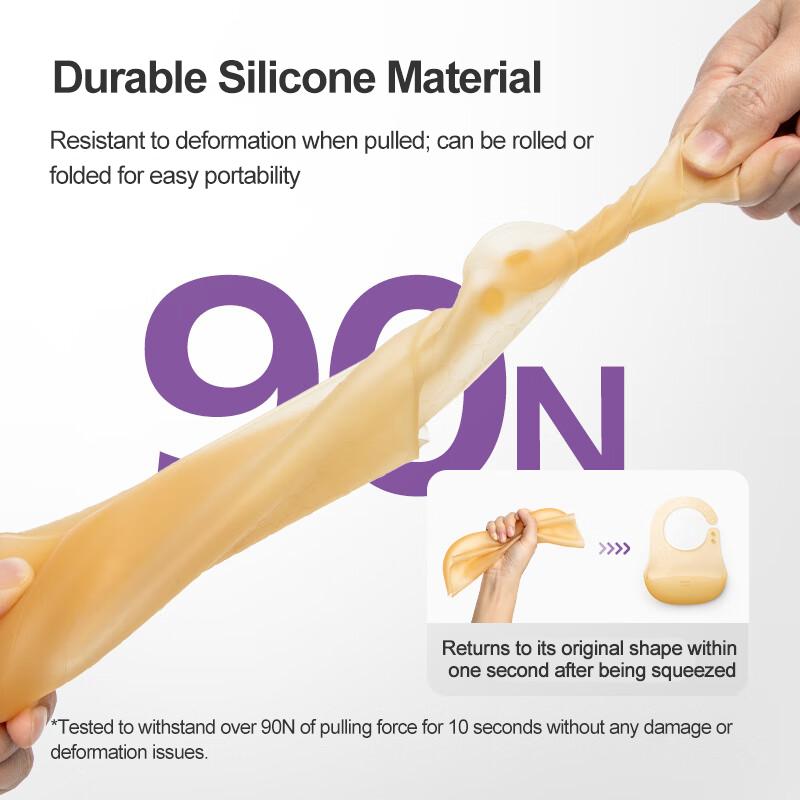 Philips Детский 3D ультратонкий силиконовый слюнявчик Avent