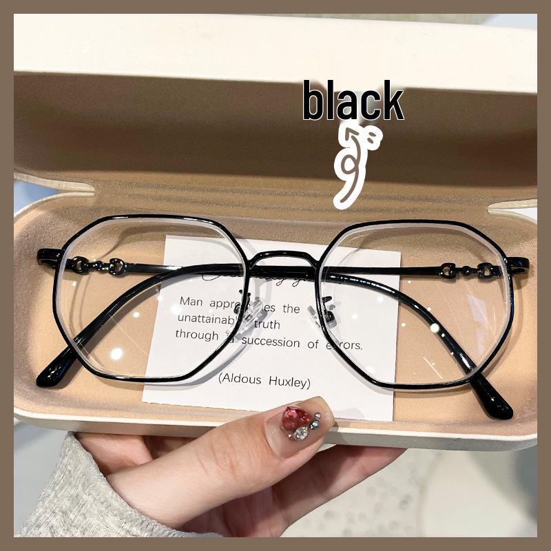 Korean Style Anti-Blue Light Glasses Frame, Unisex Trendy Design for Smaller Faces, Student Style