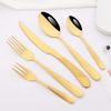 20 предметов из нержавеющей стали столовые приборы набор столовых приборов ужин золотой столовый набор нож для стейка вилка для фруктов ложка кухонный набор столовых приборов