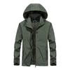 Jacket Men's Spring and Autumn Thin Casual Jacket Jacket Loose Large Size Hooded