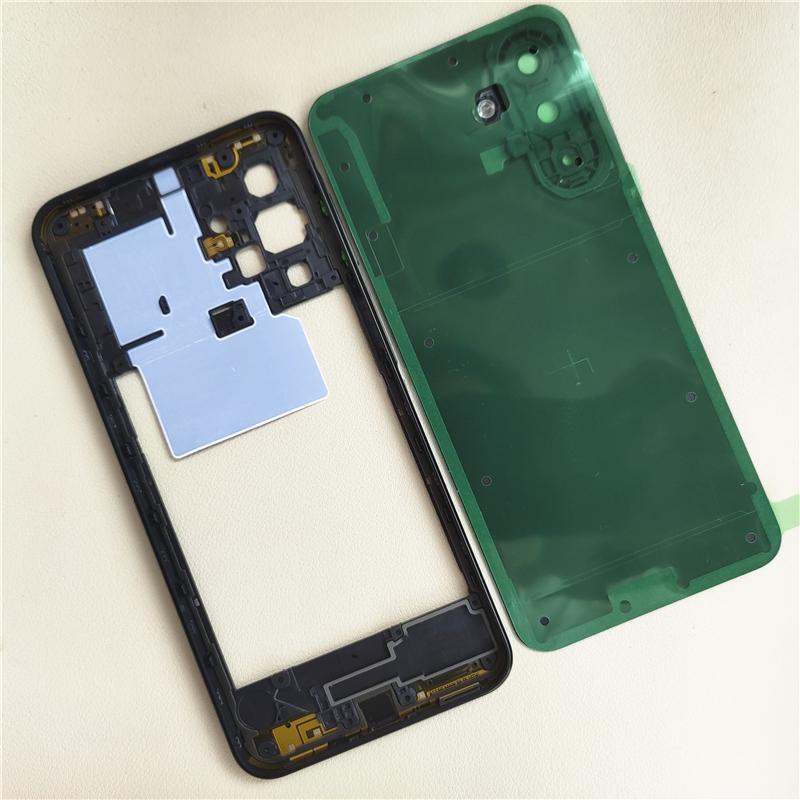 A+++ Top Quality Full Housing for Samsung Galaxy A17 4G SM-A175 Middle Frame+Battery Back Cover Rear Door With Camera Lens
