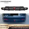 Tesla Model 3 Black Warrior Rear Lip Spoiler with Light