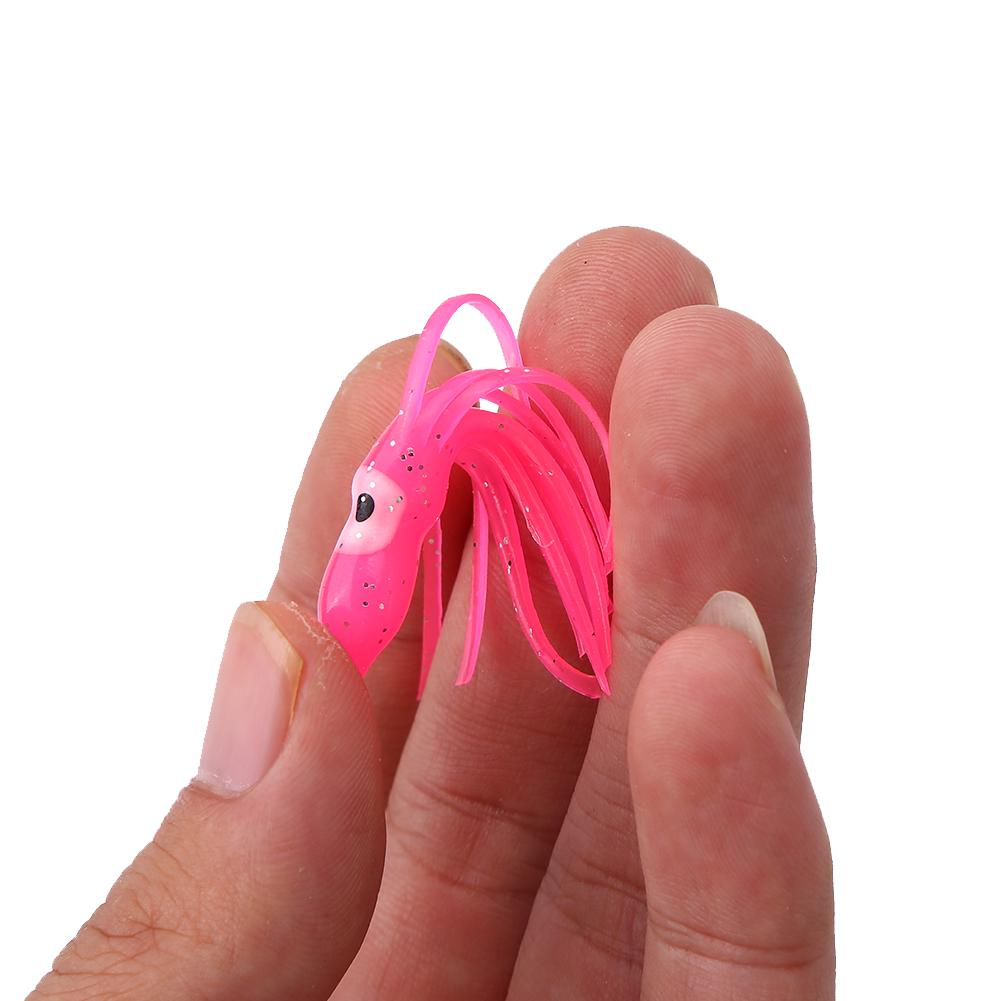 10 типов, 20 шт., новые полезные разноцветные приманки в виде кальмара, приманки для морской рыбалки, мягкие приманки для морской рыбалки