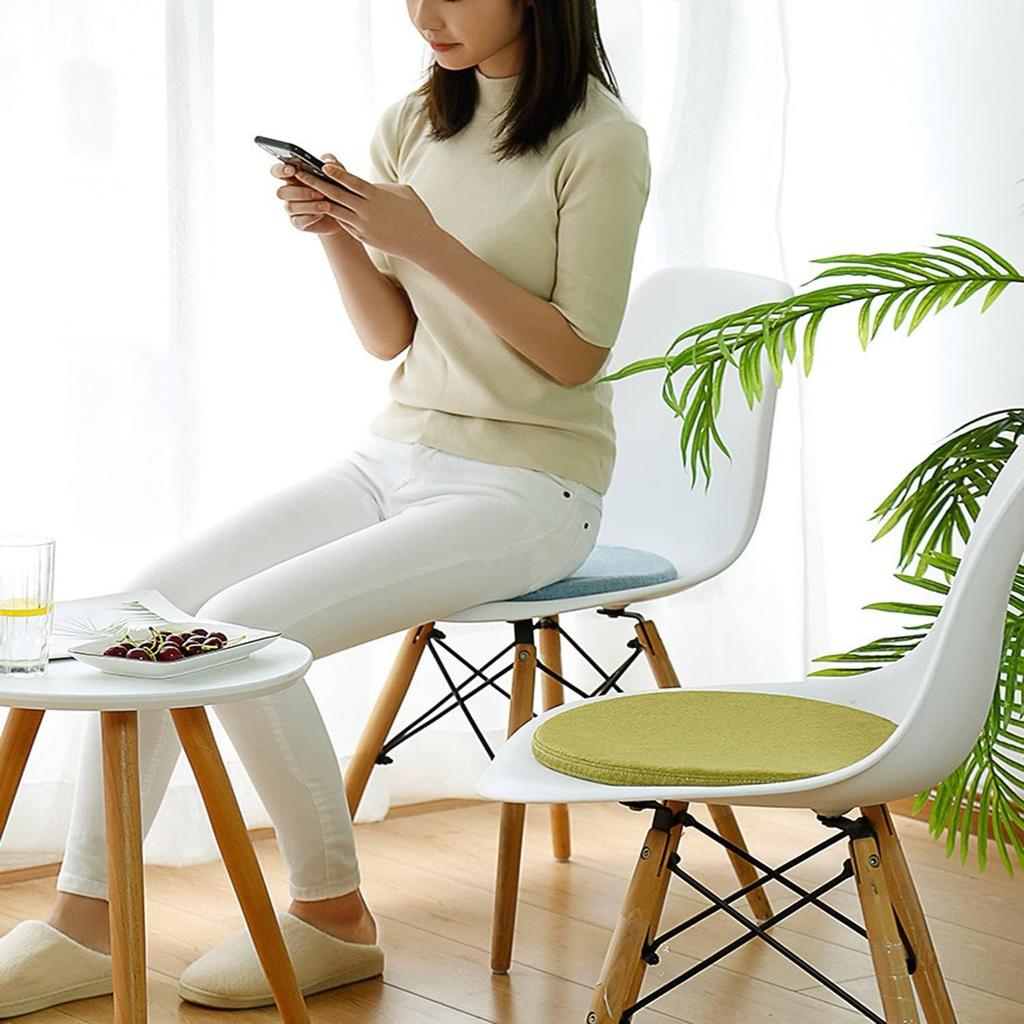 Подушка для сиденья из пеноматериала с эффектом памяти, противоскользящая, мягкая, твердая, круглая, для напольного сиденья, футон, подушка для офисного кресла, подушки для барного стула 30/35/40 см