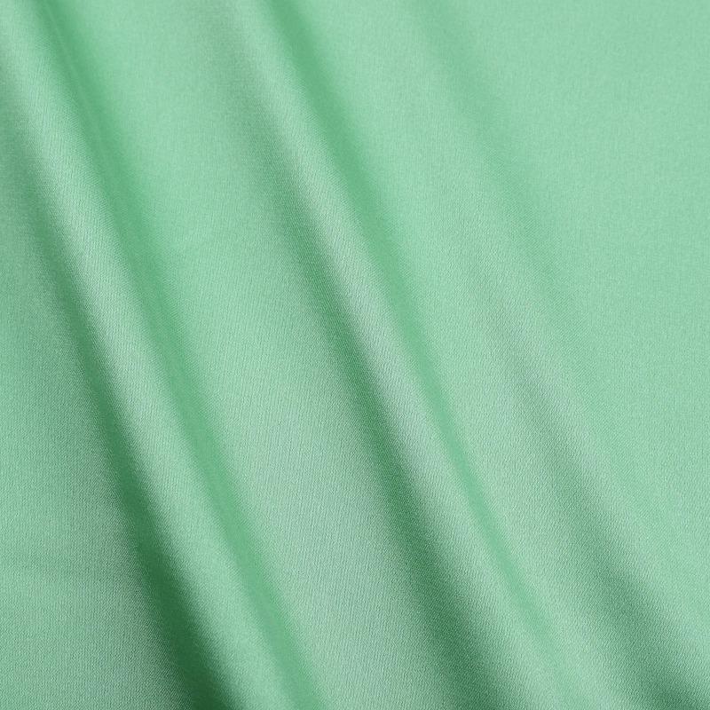 Весна Осень Элегантный Однотонный Круглый Вырез Длинный Рукав Бретель Прямой Труба Шелковый Женский Верх Блузки и Рубашки