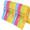 4Pcs Jumbo Clothes Pegs Holder Beach Towel Clamp Drying Racks Retaining Clip