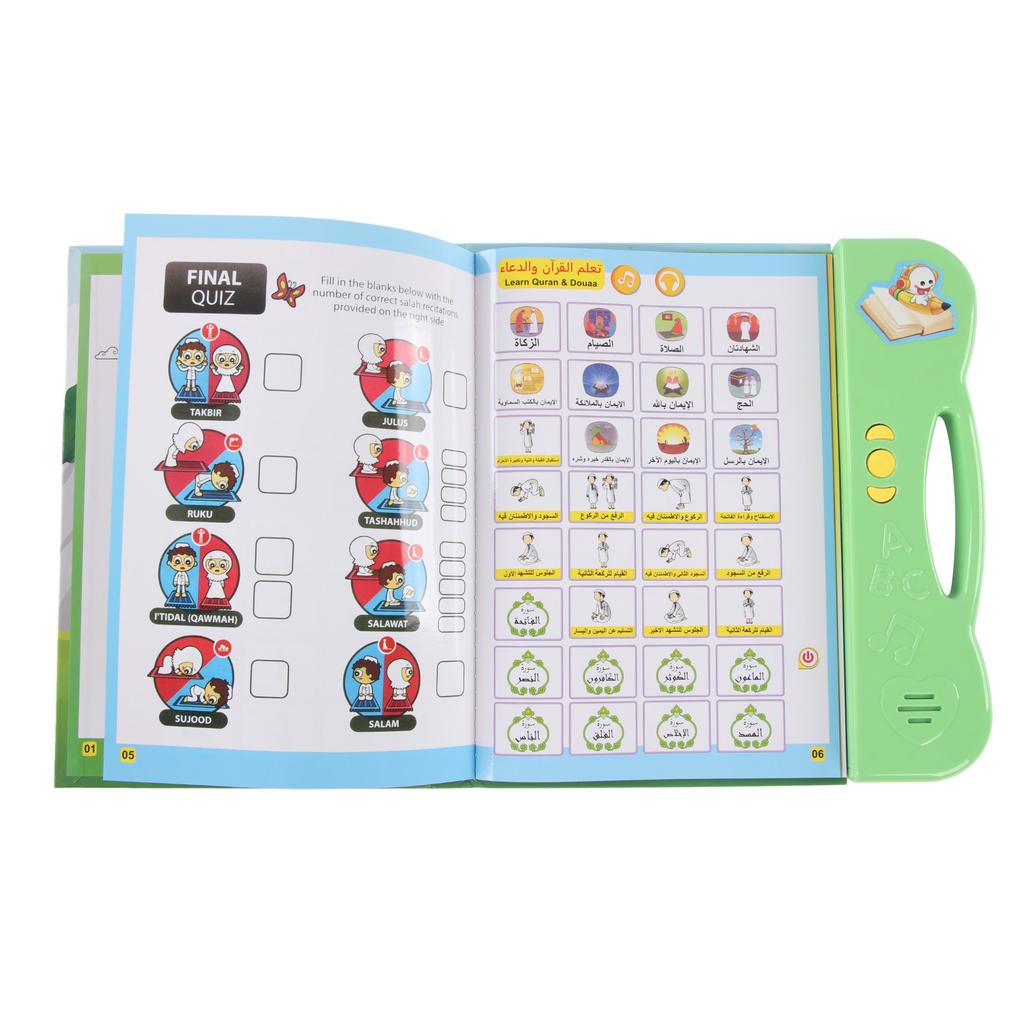 Interactive Children Sound Book English Arabic Language Acquisition Educational Electronic Reading