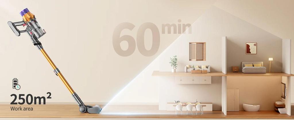 Новый пылесос X7 Беспроводной ручной 48 кПа Сильное всасывание 550 Вт Мотор Умный дом Уборка Пылесос Светодиодный сенсорный экран