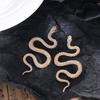 Avant-garde Animal Snake Stud Earrings Sexy Metal Earrings Snake Shaped Earrings  Daily Wear