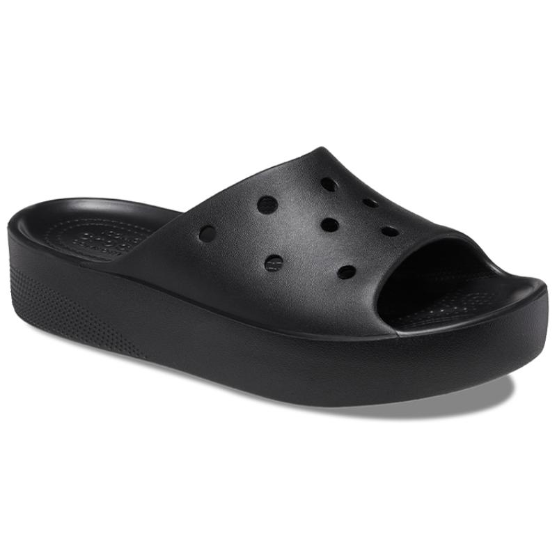 Crocs Женские шлепанцы на платформе Crocs 'Черные'