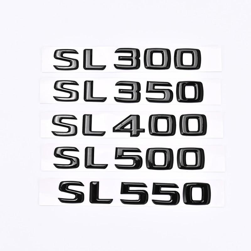 Совместимо со старыми моделями Mercedes-Benz: SL300, SL350, SL400, SL500, SL550 - Модификация заднего логотипа