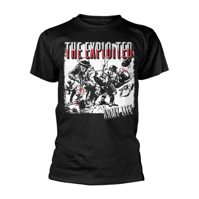 The Exploited Unisex Adult Army Life T-Shirt