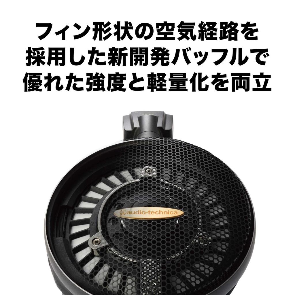 Audio-technica Air Dynamic Open Headphones Compatible with High Resolution Sound Sources ATH-AD2000X