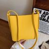 Shoulder Bag Women's New Fashion Bucket Bag Versatile Solid Color Messenger Bag