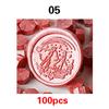 100PCS51Colors Wax Bean Envelope Invitation Letter Stamp Sealing Wax Special Mud Sealing Wax