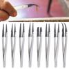 Новые детали ручного инструмента Пластиковые сменные наконечники Углеродное волокно ESD Пинцеты Нержавеющая сталь