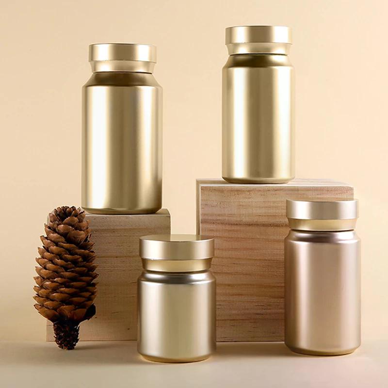 Sample Tablet Packaging Bottle Container Pill Packer Plastic Jars Capsule Bottles with Lid for Pill Food Candy