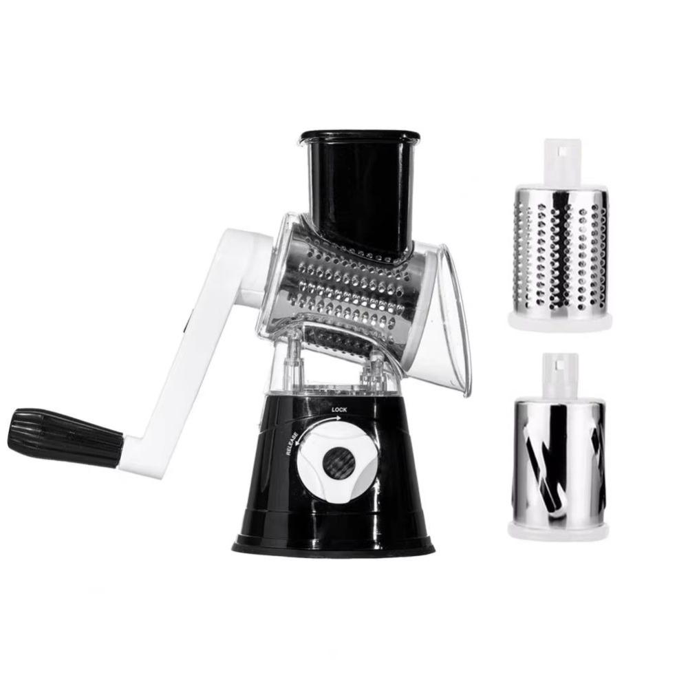 Rotary Cheese Grater Manual Food Shredder Nut Grinder Manual Rotary Vegetable Slicer Household