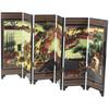 Деревянный Мини Экран Складной Стиль Экраны Китайские Перегородки Для Комнаты Декор Конфиденциальности Дом Сад Панель