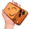 Электролитическое Магнитное Яблоко 17 Pro Max Полное Покрытие Противоударный Матовый Мягкий ТПУ Чехол
