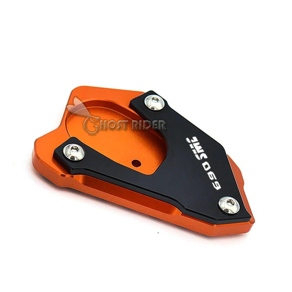 For 690 SMC R 690 ENDURO R -2022 Motorcycle CNC Kickstand Foot Side Stand Extension Pad Support Plate