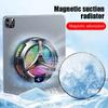 X42 Fan Phone Magnetic Cooler for Dedicated Tablet with Aluminum Laptop Tablet Stand Radiator Peltier Cooler for iPad Iphone Mac