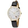 Analog Fleury Flower Motif Leather Strap Black [Fieldwork] GY039P-4 Women's