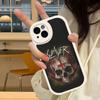 Кожаный чехол для телефона S-Slayers Band для iPhone 16 15 14 Plus 13 12 11 Pro Max