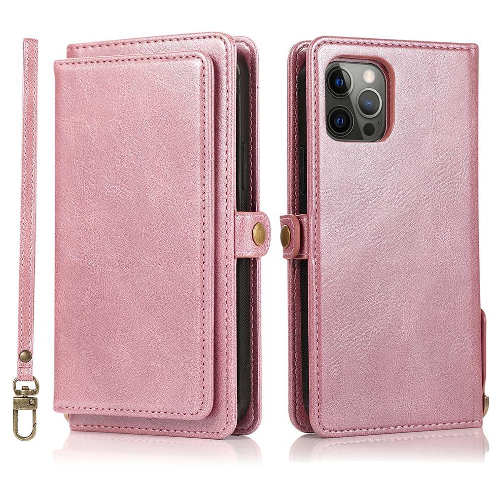 Detachable Multi Card Flip Magnetic Wallet Leather Case for iPhone 15 14 13 12 Pro Max Xs Max XR 8 7Plu Samsung S23 S22 S21 Ultra Plus A14 A13 A52 A53