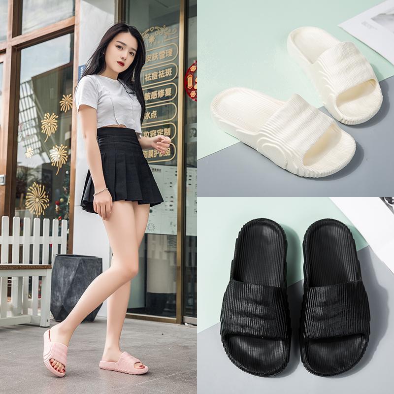 Модные мужские тапочки для дома, пляжные тапочки на платформе, женские нескользящие банные тапочки для отдыха на открытом воздухе, мужская летняя обувь 2024 года, унисекс, домашние тапочки