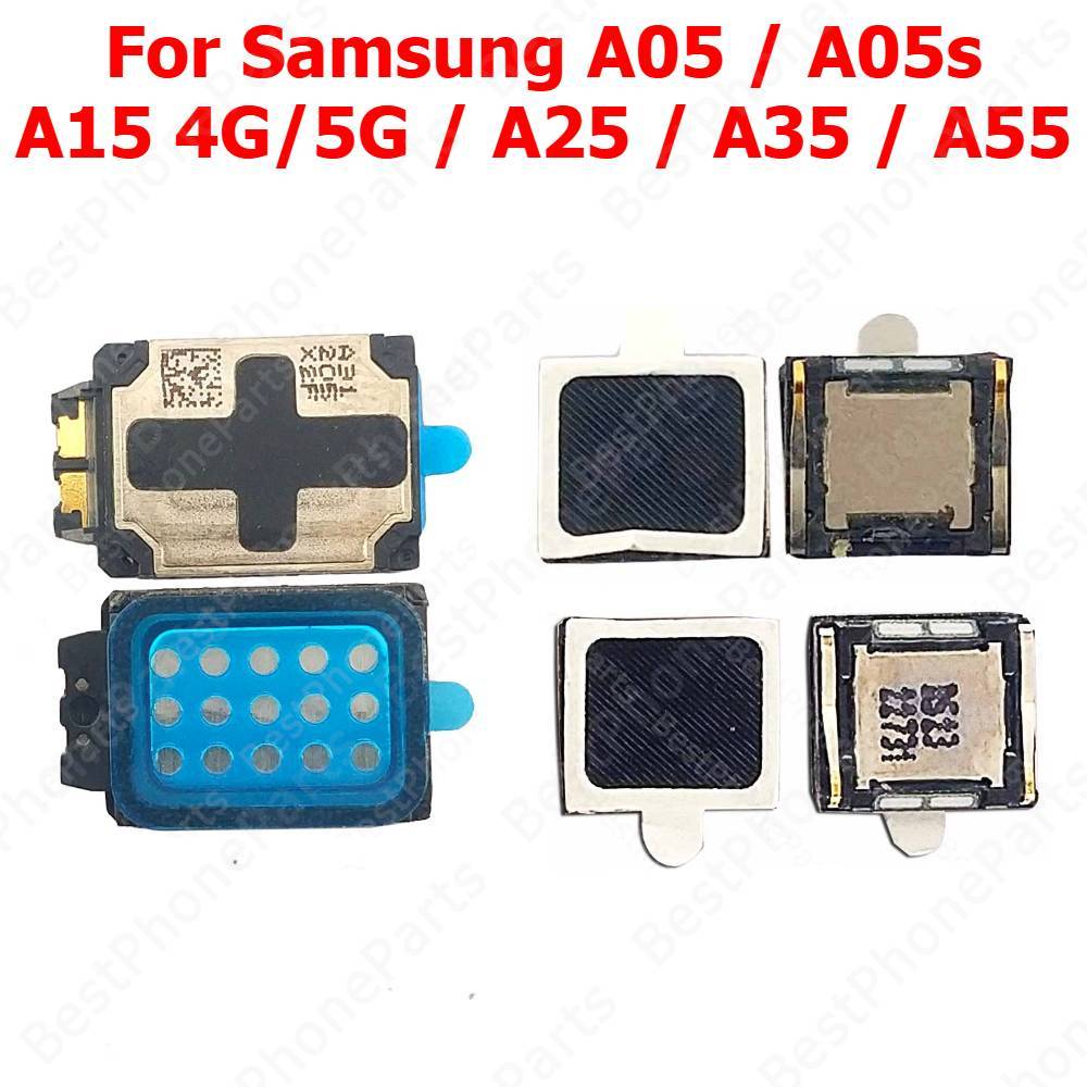 Верхний слуховой динамик для Samsung Galaxy A05 A15 A25 A35 A55 5G Слуховой динамик Наушник Звук Слуховая трубка Шлейф Детали мобильного телефона