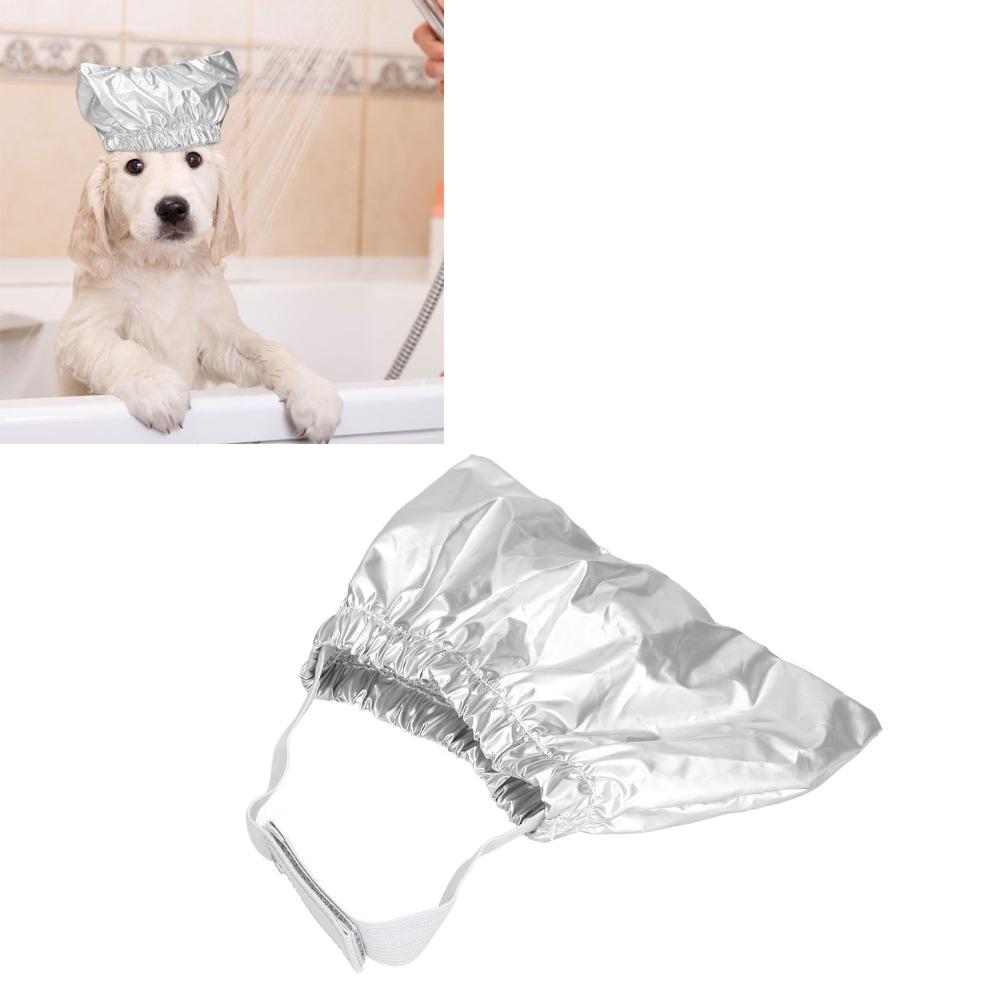 Protective Pet Bath Hat Dual-use Cat Bath Cap Easy-wear Pet Grooming Cap Cat Cleaning