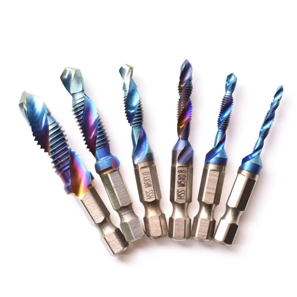 High Speed Steel Screw Tap Drill Bits Hex Shank Metric Tap Drill Bits for Deburring Application