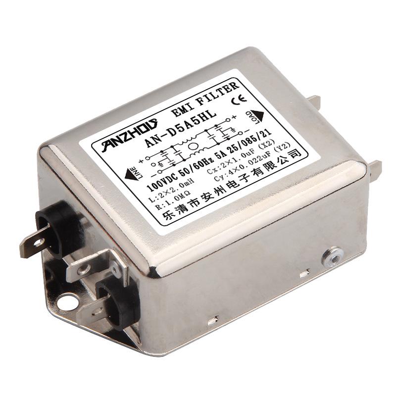 Фильтр AN-D Series 24 В постоянного тока: Модели D1A5HL, D2A5HL, D3A5HL, D5A5HL