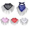 Cowgirl Bandanas for Rhinestone Neckerchief  Bandanas For Women Bachelorette Bandanas Cowgirl Bachelorette Fringe Bandan