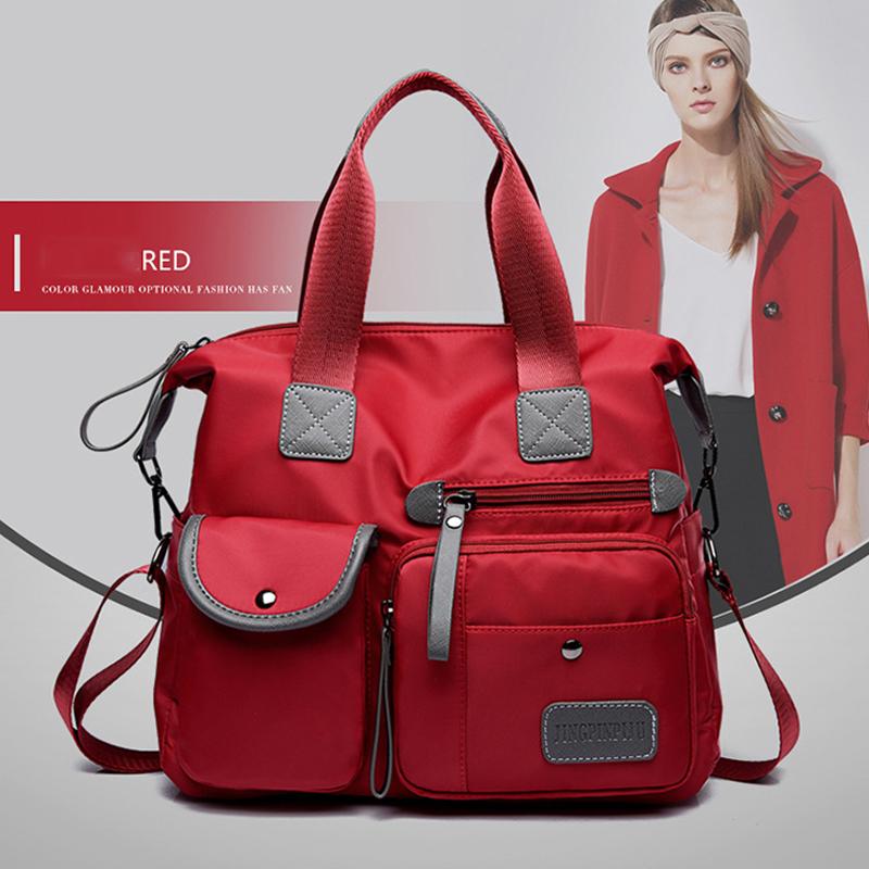 Многофункциональные повседневные сумки для женщин, большая вместимость, сумка-мессенджер, нейлоновые сумки через плечо, сумки-тоуты