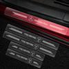 4Pcs Car Threshold Protector Transparent Decorative Badge 3D Sticker For AMG C500 C200 C300 B C E GLA CLA GLK GL ML GLE W204 W205 W203