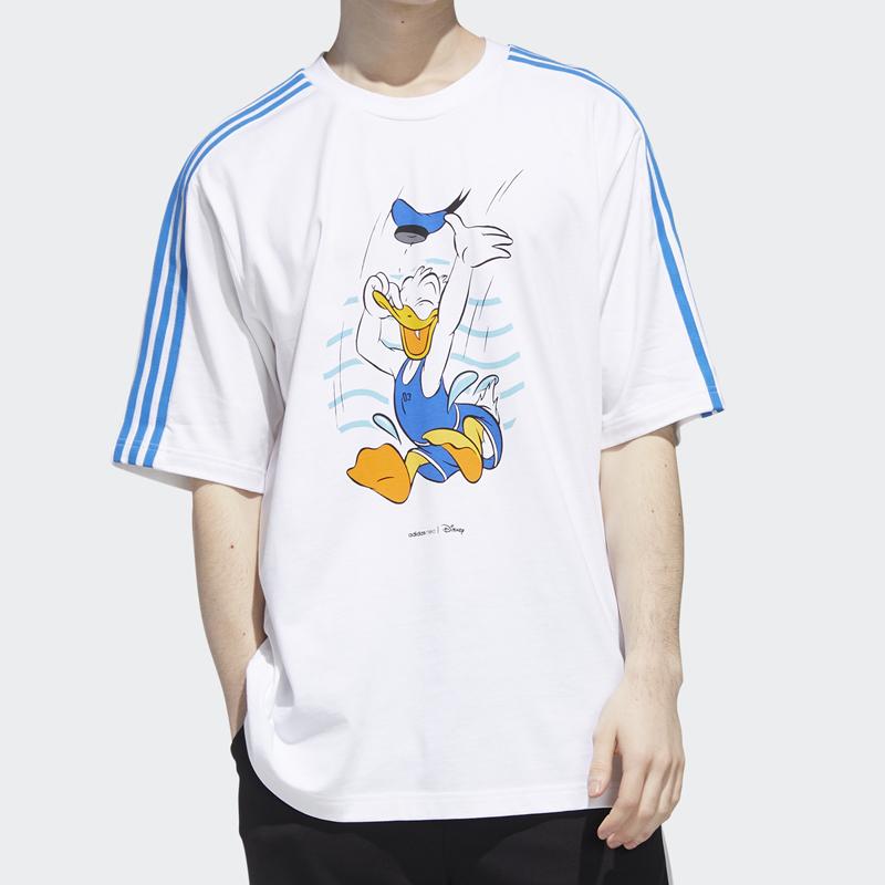 adidas Футболка Neo Donald Duck Graphic Tee для мужчин, белая GJ5646