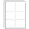 3-1/3" x 4" Наклейки с адресом доставки 300 штук Бумага для лазерного/струйного принтера 6 шт.
